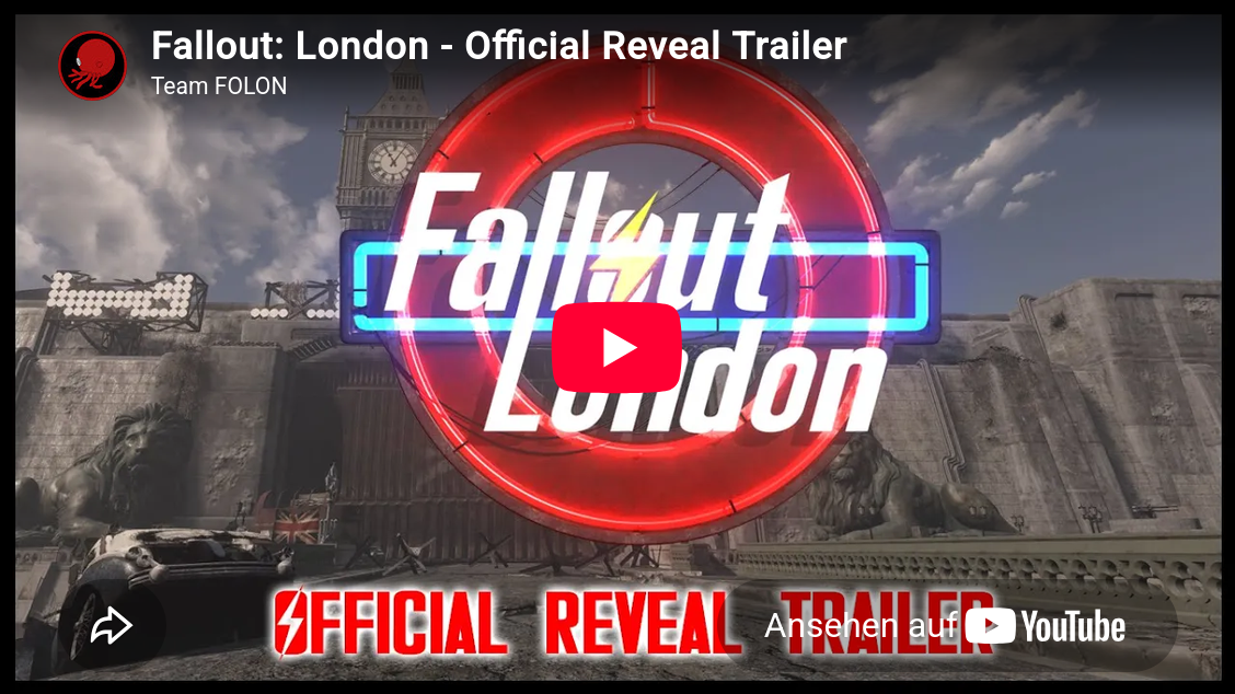 YouTube video for Fallout:London