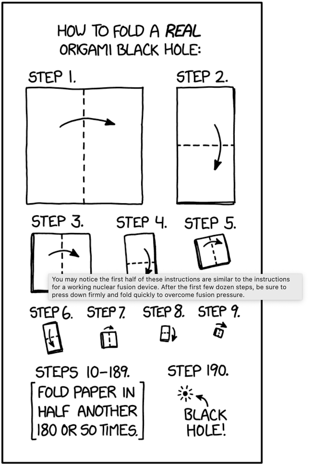 fake origami folding instructions